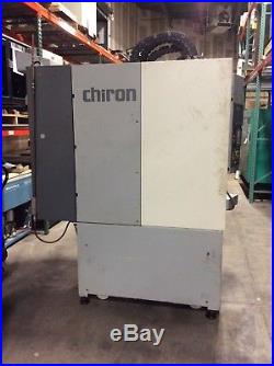 Chiron FZ08S Vertical Mill Machine Center VMC X-Y-Z withFanuc CNC FilterMist