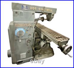 Cincinatti Cintimill 205 Horizontal Mill 12 x 56