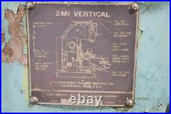 Cincinnati 2MI 10 x 54 Vertical Milling Machine