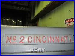 Cincinnati #2 Universal Horizontal Milling Machine Loaded
