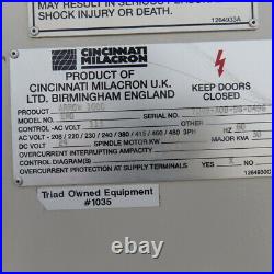 Cincinnati Milacron Arrow 1000 ERO 44x20 15Hp CNC Vertical Machining Center