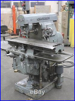 Cincinnati Model 1-18 Horizontal Simplex Milling Machine