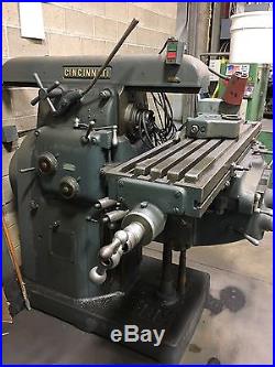 Cincinnati No. 2 Horizontal Toolroom Milling Machine With Tooling