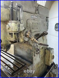 Cincinnati Vertical Milling Machine 9x24 Nmtb40 Power Feed 1400