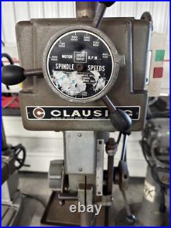 Clausing 1668 14 Variable Speed Floor Drill Press 3/4hp 330-4000 RPM 3 Phase Clausing 1668 14 Variable Speed Floor Drill Press 3/4hp 330-4000 RPM 3 Phase