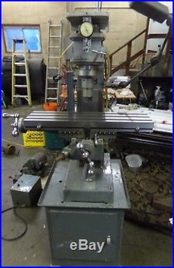 Clausing 8512 Vertical Mill / Milling Machine 8520 Variant Raytheon Water Jet