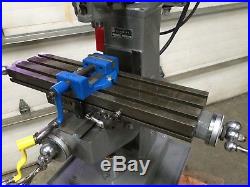 Clausing 8520 6x24 Vertical Milling machine Palmgren Vise Tooling Home Shop