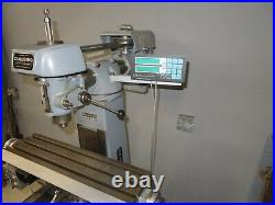 Clausing 8520 Vertical milling Machine W DRO and Power Feed