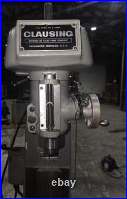 Clausing 8530 8520 Vertical Mill Milling Machine Machinist Clausing 8530 8520 Vertical Mill Milling Machine Machinist