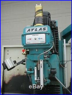 Clausing Atlas CNC Bed Mill with Acu-Rite MillPWR 3 Axis Control Conversational