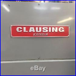 Clausing Kondia CNC Vertical Machining Center B-500 Tooling (29761)