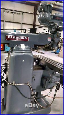 Clausing Kondia Vertical Mill with ProtoTrak Plus 2-Axis Control