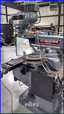Clausing Kondia Vertical Mill with ProtoTrak Plus 2-Axis Control