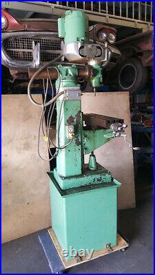 Clausing Milling Machine Model 8512 Master 1/2 HP 110V With Bridgeport M Head