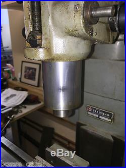 Clausing Vertical Mill Milling Machine 8520 With Accessories virtually NOS