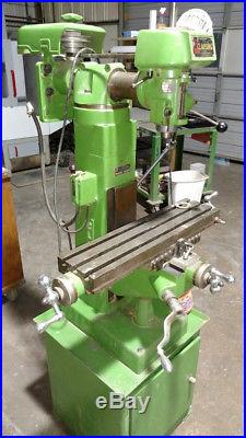 Clausing Vertical Milling Machine Model 8520 Used Green Manual included