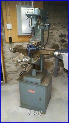 Clausing Vertical Milling Machine, Model 8525, with Additional Tooling