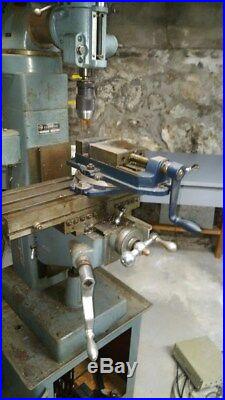 Clausing Vertical Milling Machine, Model 8525, with Additional Tooling