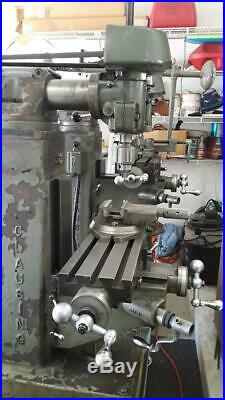 Clausing Vertical Milling Machines, Model 8525, with Additional Tooling