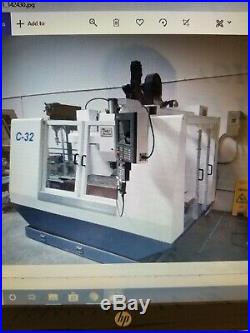 Cnc milling machine, used, white, good conditions, 45 in table, vickers control