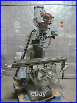 Comet Vertical Mill Milling Machine 10 x 50 DRO 3 HP ACER Head Bridgeport Style