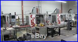 Complete CNC Machine Shop For Sale Haas VF2 VFOE VMC Mills Bridgeport Dake Saw
