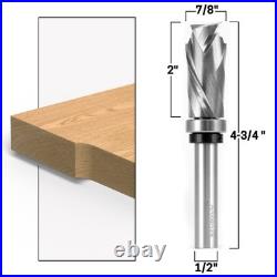 Compression Flush Trim Router Bit 2 CL X 7/8 CD 1/2 Shank Yonico 33223 Compression Flush Trim Router Bit 2 CL X 7/8 CD 1/2 Shank Yonico 33223