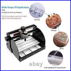 Control DIY Mini CNC Machine 3 Axis Pcb Milling Machine Wood Router Engraver