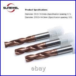 Coolant Hole Coated Solid Flat Bottom Drill 3mm-14mm Twist whit Stainless steel