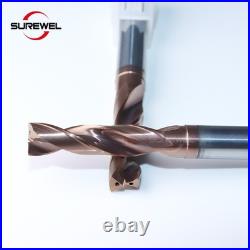 Coolant Hole Coated Solid Flat Bottom Drill 3mm-14mm Twist whit Stainless steel