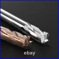 Corn Milling Cutter Solid HRC 55° End Mill With Nano Coating For Milling Machine