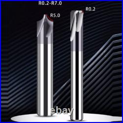Corner Rounding End Mill R0.2-R8.0 Milling Cutter Tungsten Carbide Router Bit