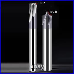 Corner Rounding End Mill R0.2-R8.0 Milling Cutter Tungsten Carbide Router Bit
