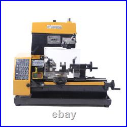 Ct125 Mini Electric Lathe Drilling Milling Machine 3 in 1 Metalworking Equipment