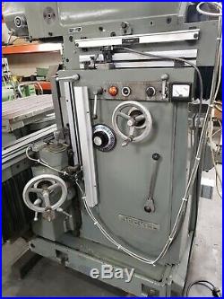 DECKEL FP4 Universal Horizontal / Vertical Precision Milling Machine. Rare Find