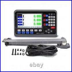 DRO 2/3 Axis Digital Readout Linear Scale Travel 4-40 for Milling, US STOCK
