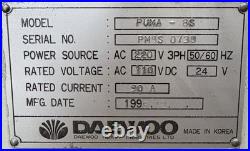 Daewoo Puma-8s Cnc Turning Center Daewoo Puma-8s Cnc Turning Center