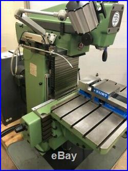 Deckel FP2 mill, Universal Table, Heidenhain 6 axis DRO, excellent condition