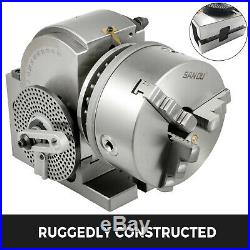 Dividing Head BS-1 6 3 Jaw Chuck & Tailstock for CNC Milling Machine Precision