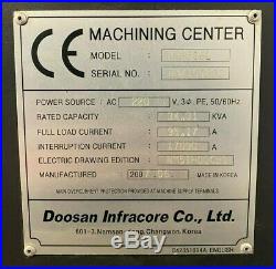 Doosan Mv-3016l Vertical Machining Center MILL 4th Axis Tsc 8000 RPM Daewoo Vf