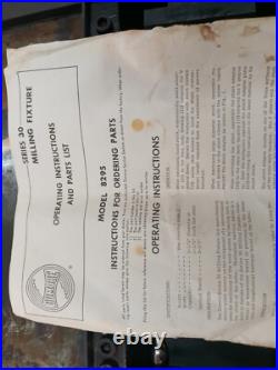 Dumore Series 30 Milling Fixture Model 8295