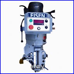 EISEN S-4AH-EVS 3HP Milling Head with Yaskawa VFD, NT taper, for Bridgeport mill EISEN S-4AH-EVS 3HP Milling Head with Yaskawa VFD, NT taper, for Bridgeport mill