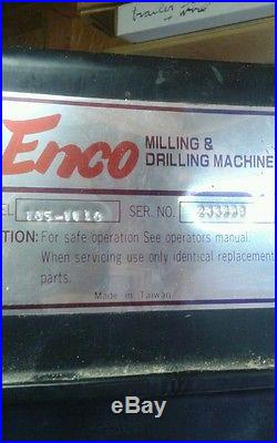 ENCO MODEL 105-1110 MILLING AND DRILLING MACHINE
