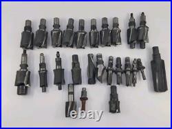 Eclipse Quick Change End Mill Lot x25 Machine Shop Cleanout Tool & Die Bits
