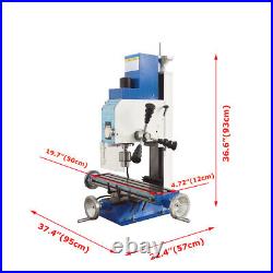 Electric Mini Milling Drilling Machine With Gear Drive Precision Vertical 600W