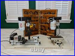 Emco Unimat 3 Lathe & Mill, separate Milling machine, accessories with case