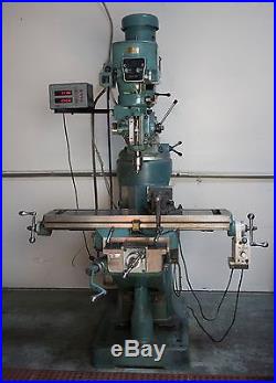 Enco Bridgeport Style 9 x 42 Vertical Milling Machine with DRO and Power Feed