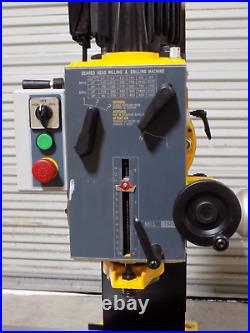 Enco Geared Head Mill Drill 20 Swing 65 to 1550 RPM 1 HP 220/440v 3 Phase