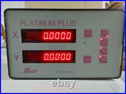 Enco Platinum Plus Sargon Industries 652 Digital 2 Axis DRO USED