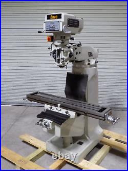 Enco Variable Speed Knee Mill 9 x 49 Table R8 Taper 949-PH3-E Parts/Repair